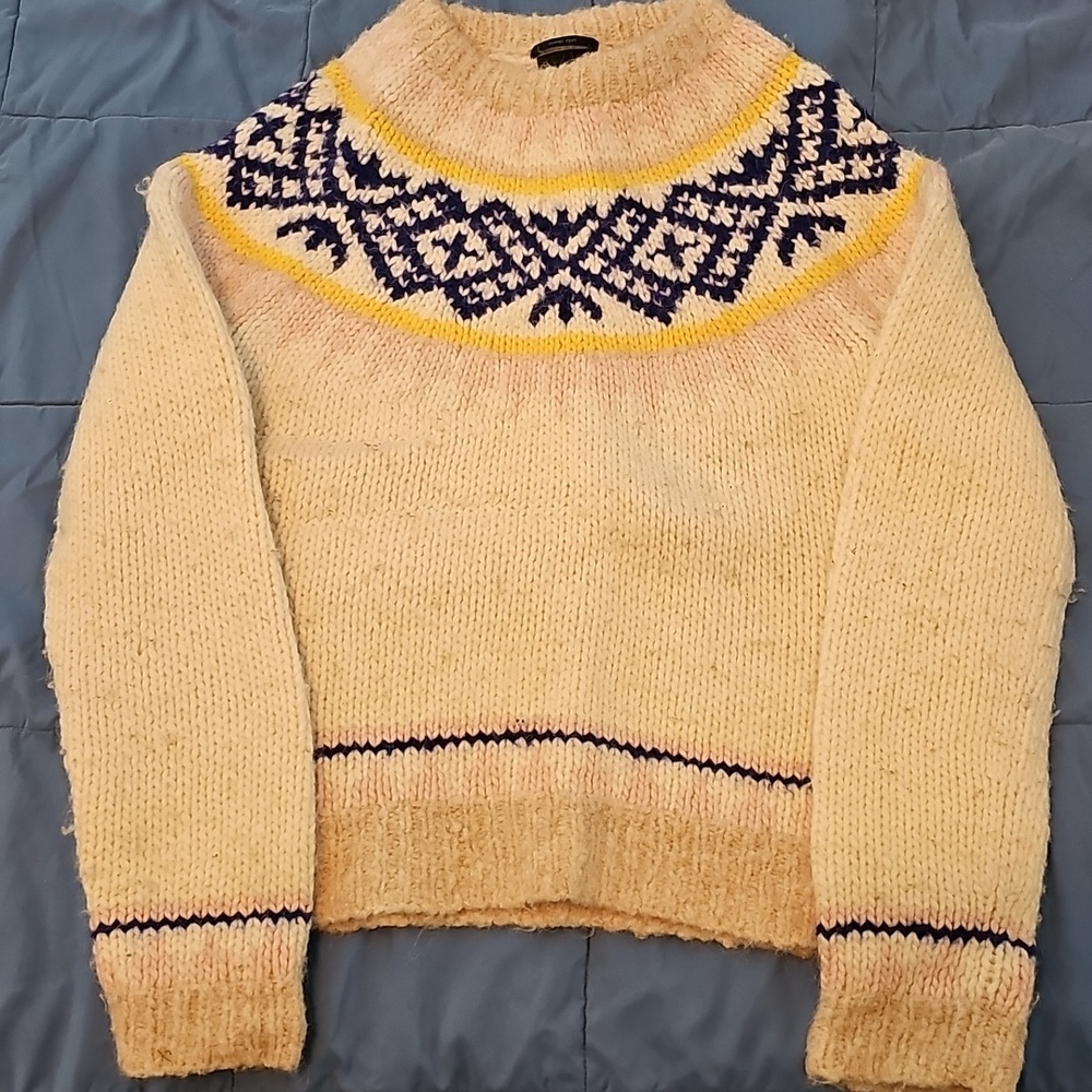 J. Crew Hand Knit Wool-blend Sweater